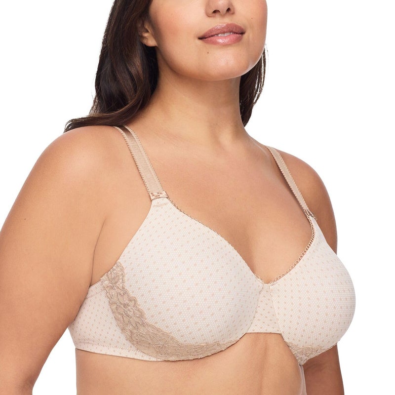 Olga Women's Luxury Lift Bra, Bodytone Lace Dot Print, 38C - Image 1